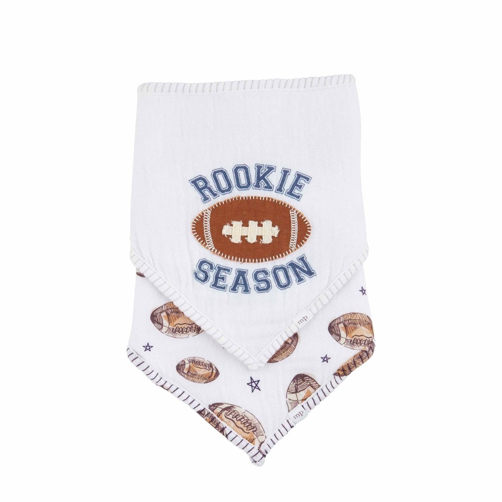 Rookie Season Football Bandana Bib Set